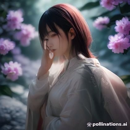 手机屏幕呈现 INFP 人格类型结果页，四色雷达图与性格关键词标签依次排开，配色温和安静